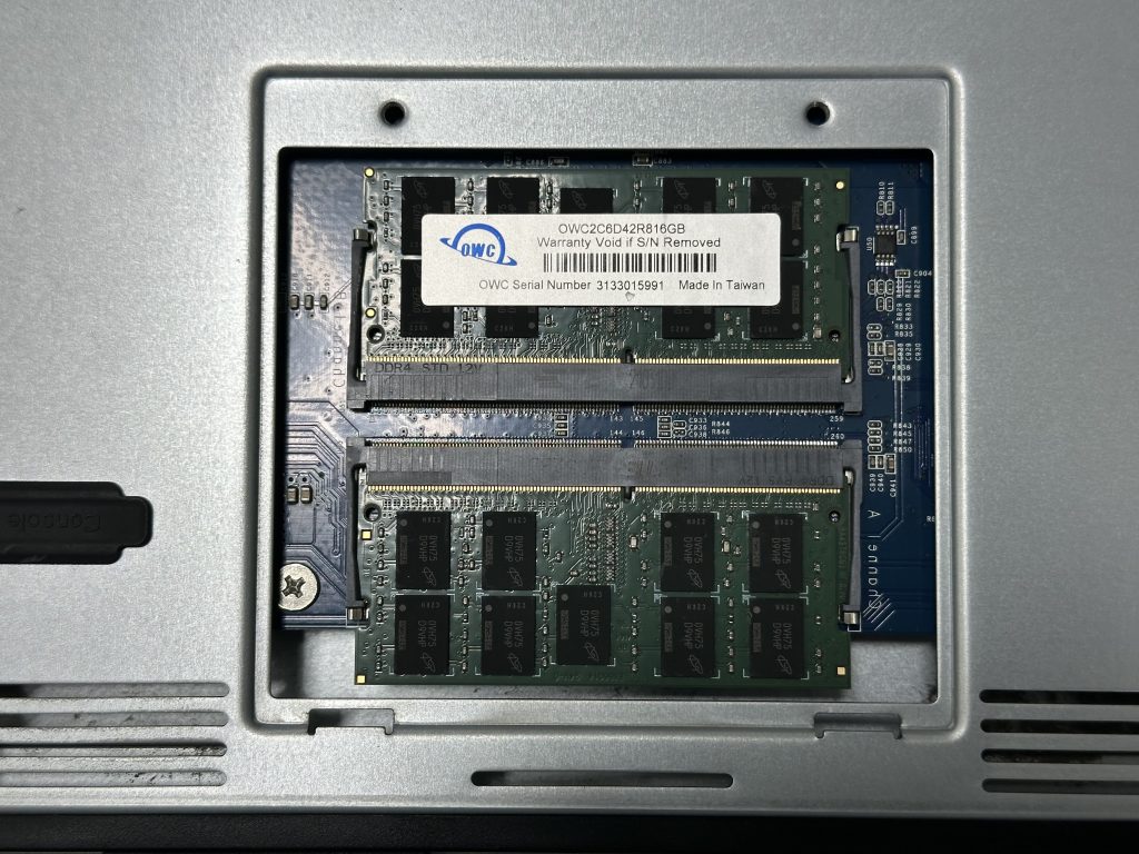 NAS 램 교체 증설 - 시놀로지 Synology 1821+ 5 OWC ECC RAM