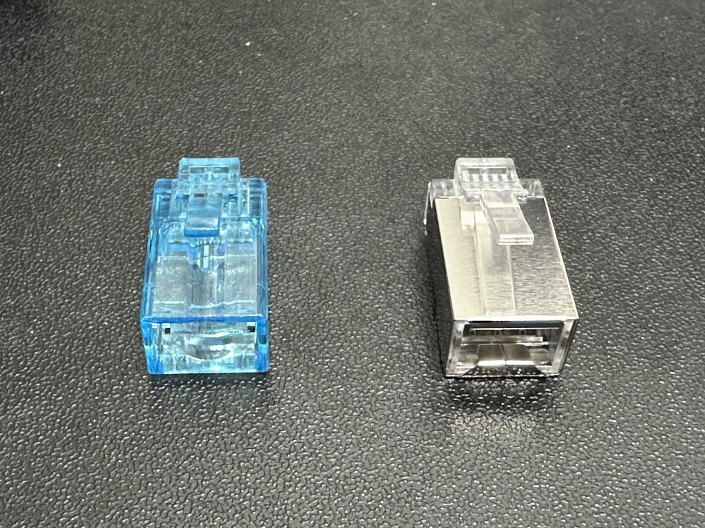 랜 케이블(이더넷 케이블) 만들기 (RJ45, UTP, STP) 2 STP, UTP Connector