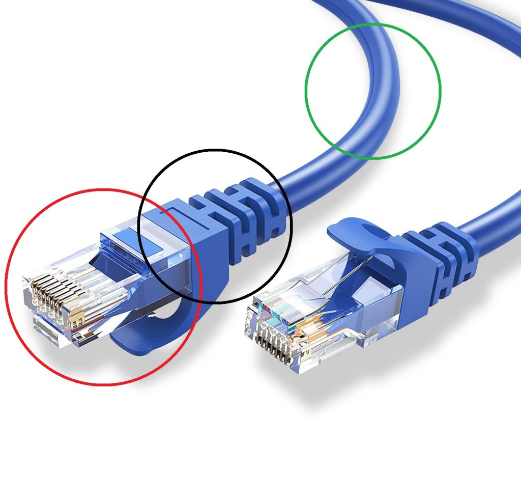 랜 케이블(이더넷 케이블) 만들기 (RJ45, UTP, STP) 1 랜 케이블 구성