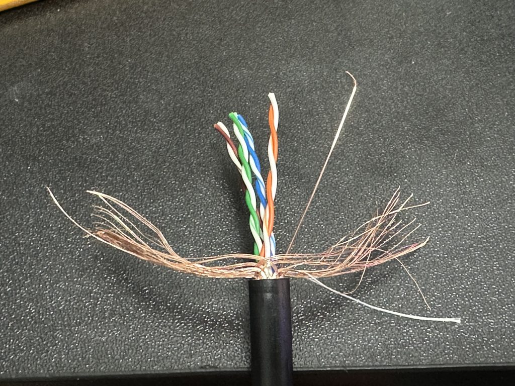 랜 케이블(이더넷 케이블) 만들기 (RJ45, UTP, STP) 11 STP Cable